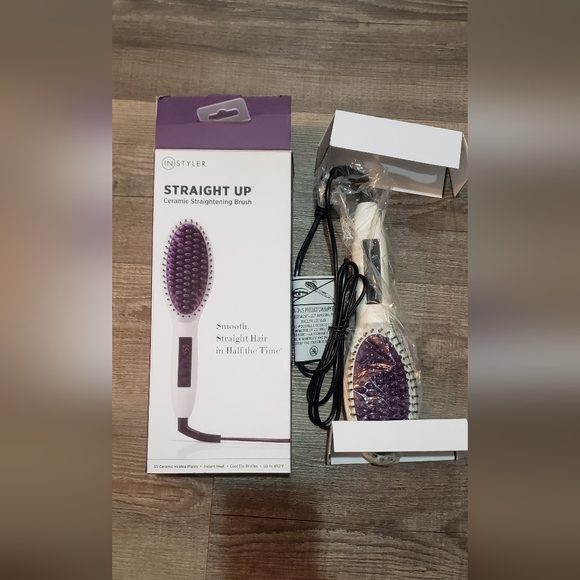 straight up ceramic hair straighter heats up to 450 degrees - Picture 1 of 6